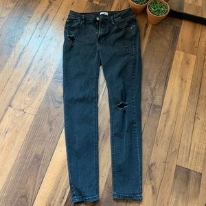 Kensie Girls Faded Black Skinny Jeans 8/29